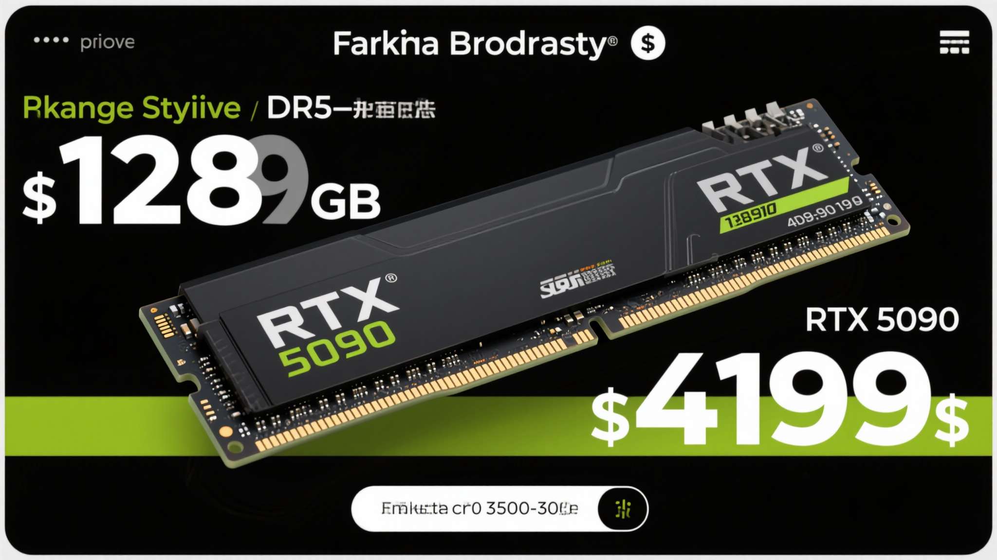 近期，海外零售平台上架了一款容量高达128GB的DDR5单条内存模组，定价419
